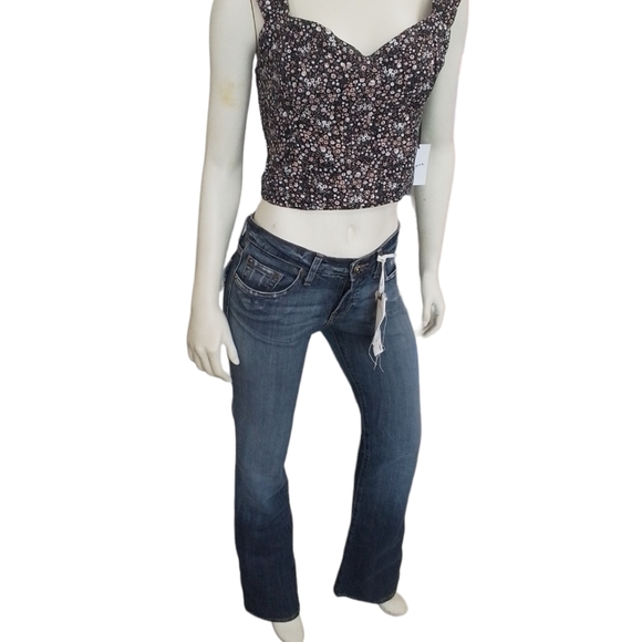 DUARTE Straight Leg Jeans Sz 27 NWT - Picture 1 of 16